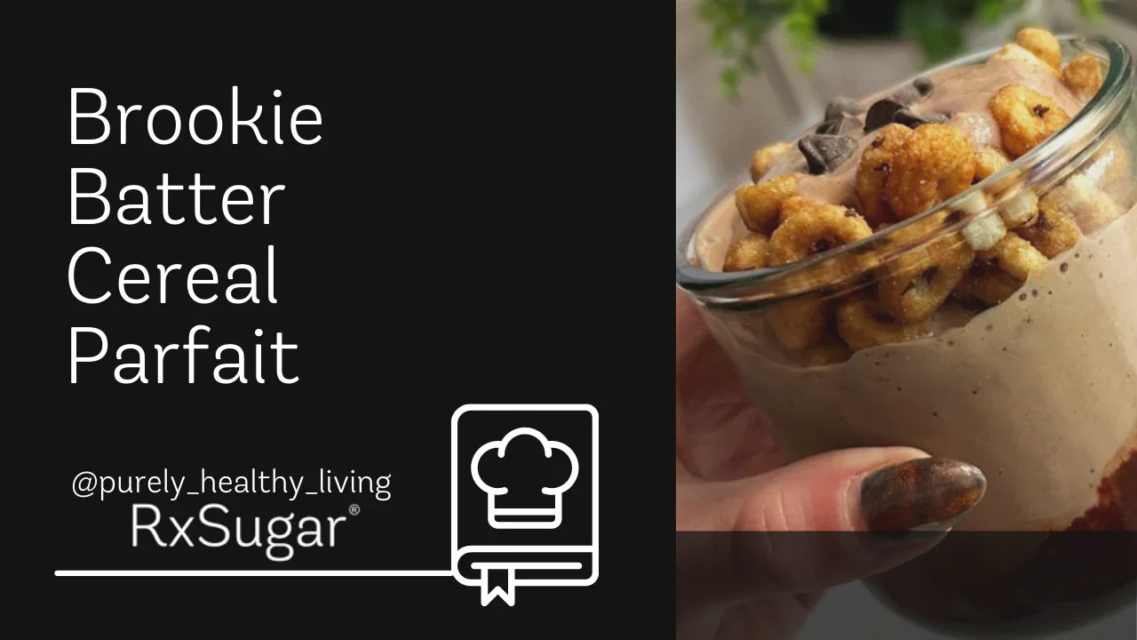 Brookie Batter Cereal Parfait by @purely_healthy_living on Instagram