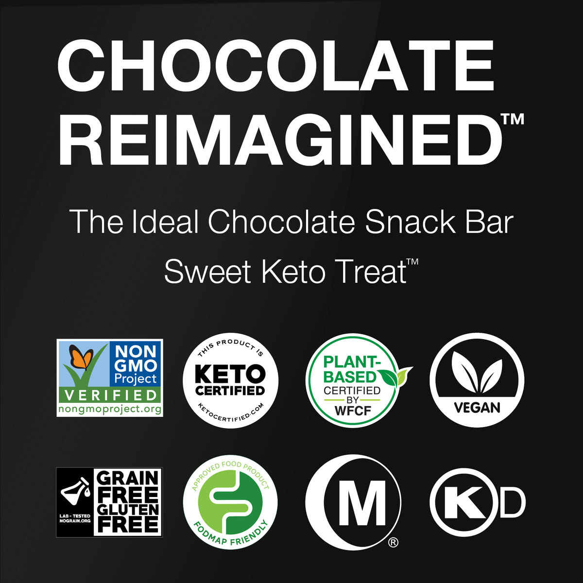 Chocolate Reimagined Snax - Certifications Chocolate