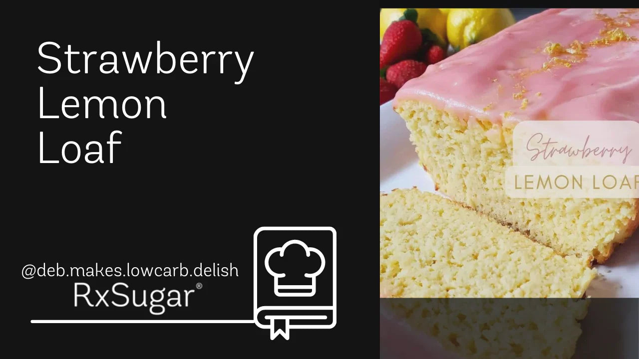 Strawberry Lemon Loaf by deb.makes.lowcarb.delish on Instagram