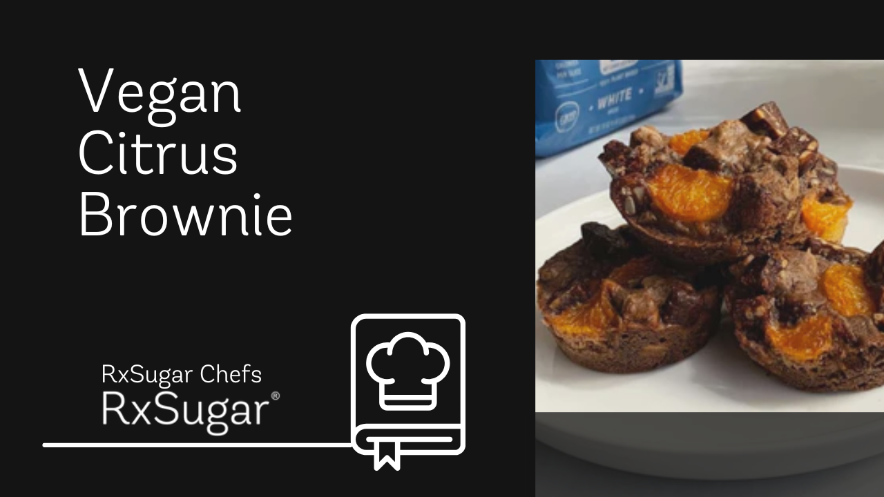 Purely Healthy Living Vegan Citrus Brownie Recipe ft. RxSugar