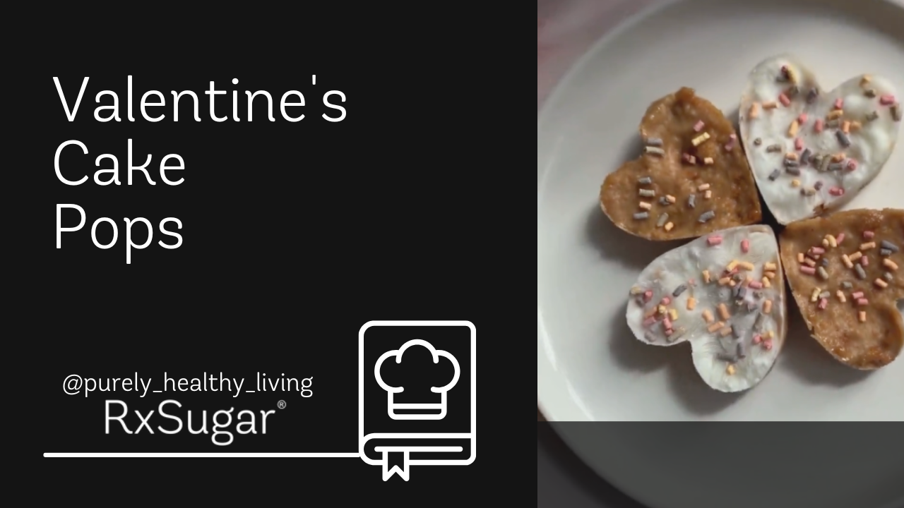 Purely Healthy Living Valentine's Cake Pops