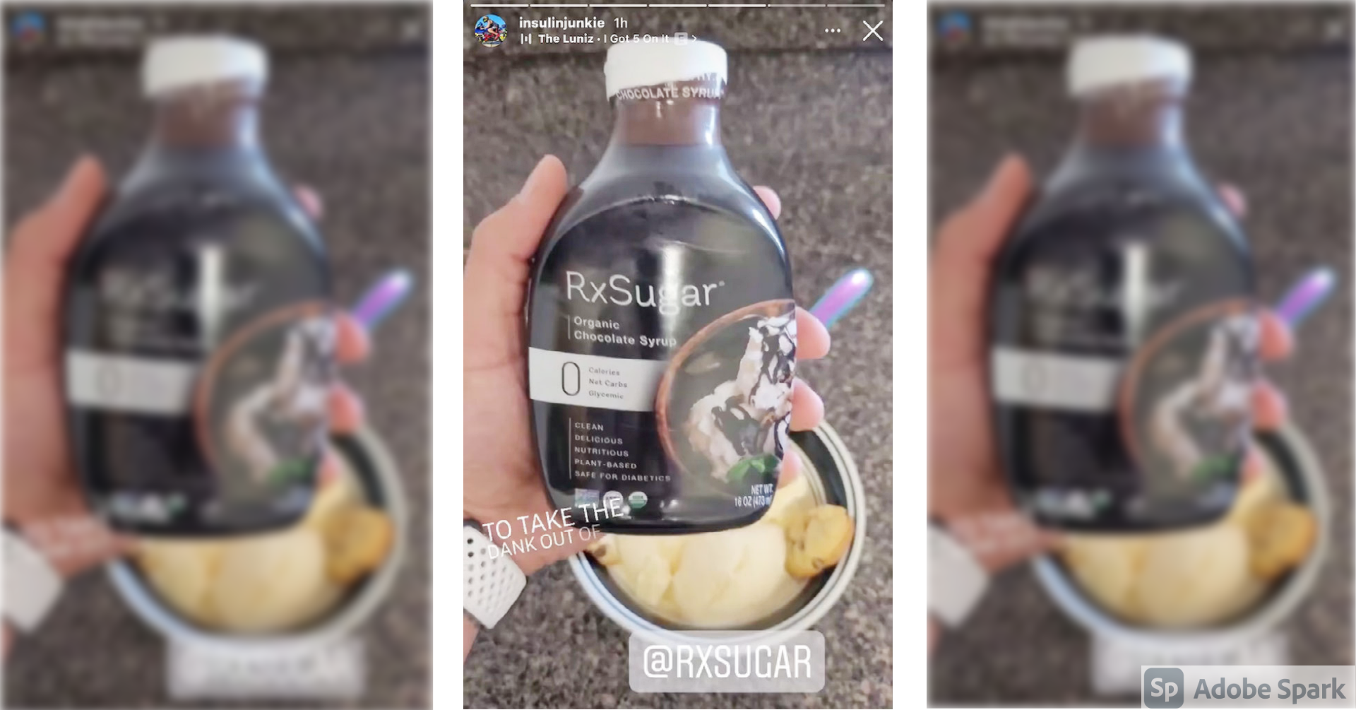 InsulinJunkie Loves His RxSugar Organic Chocolate Syrup