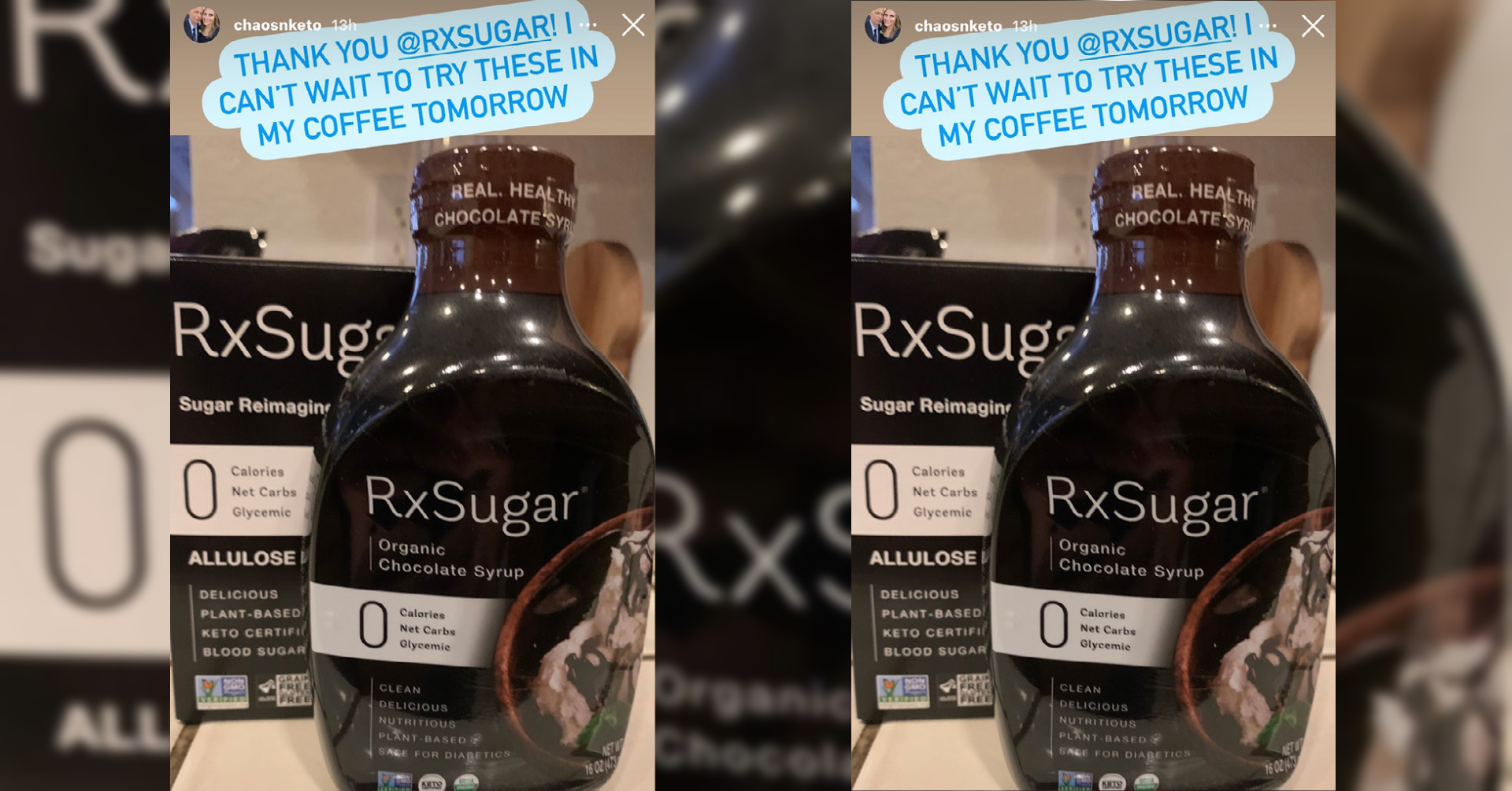 Chaosnketo Receiving Her RxSugar Package