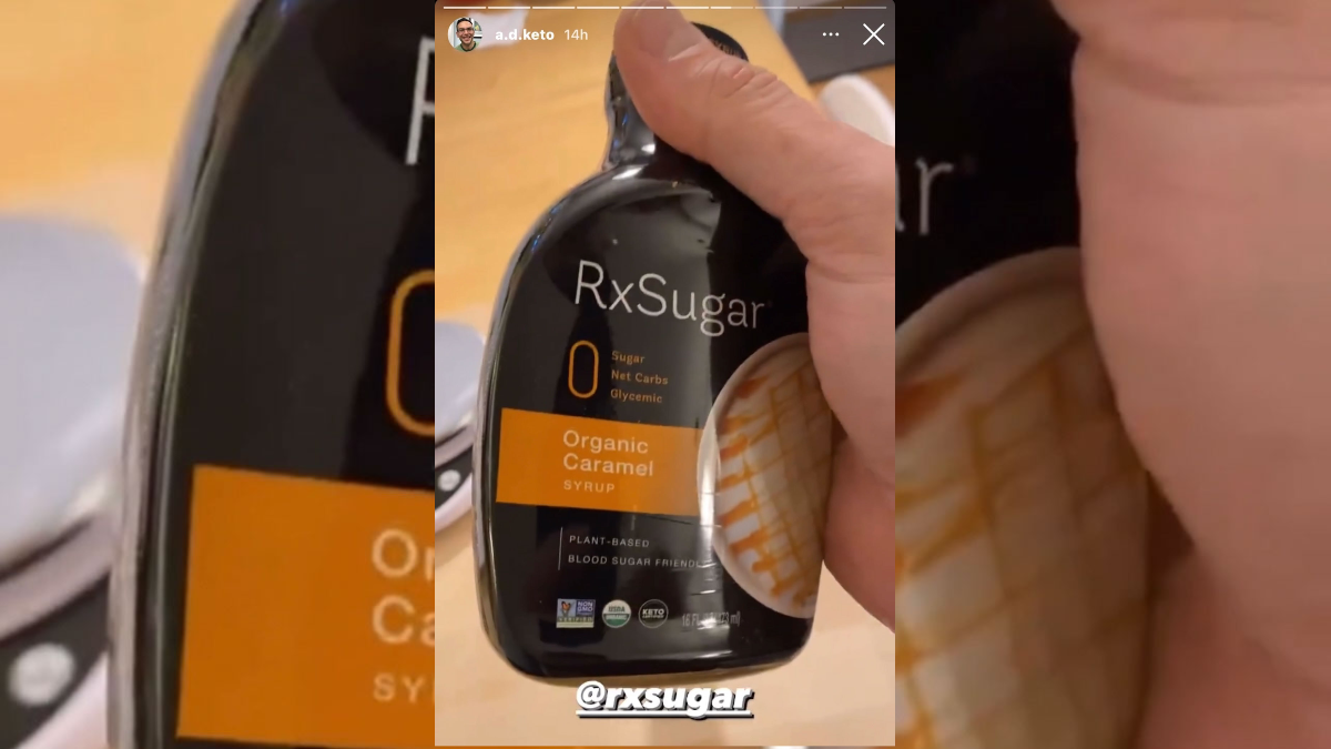 AD Keto Excited To Try His New RxSugar!