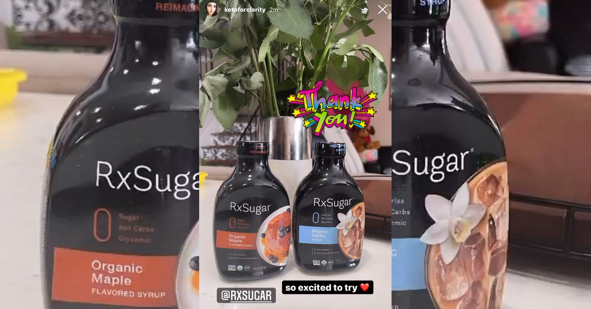 Keto For Clarity Loving Her New RxSugar!
