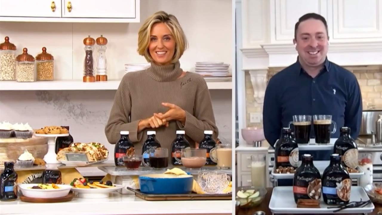 RxSugar Launches 4 USDA Organic Flavored Syrups on QVC
