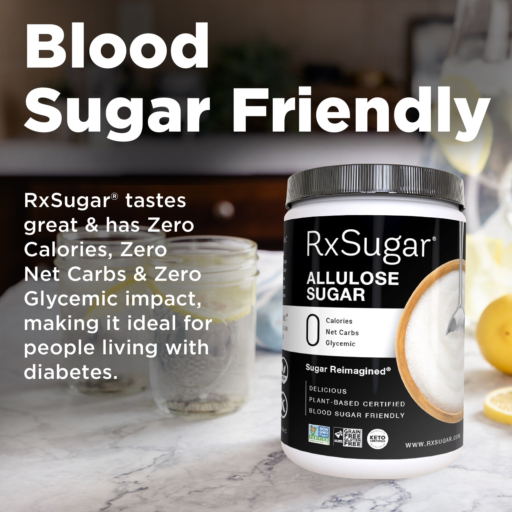 Blood Sugar Friendly RxSugar Canister