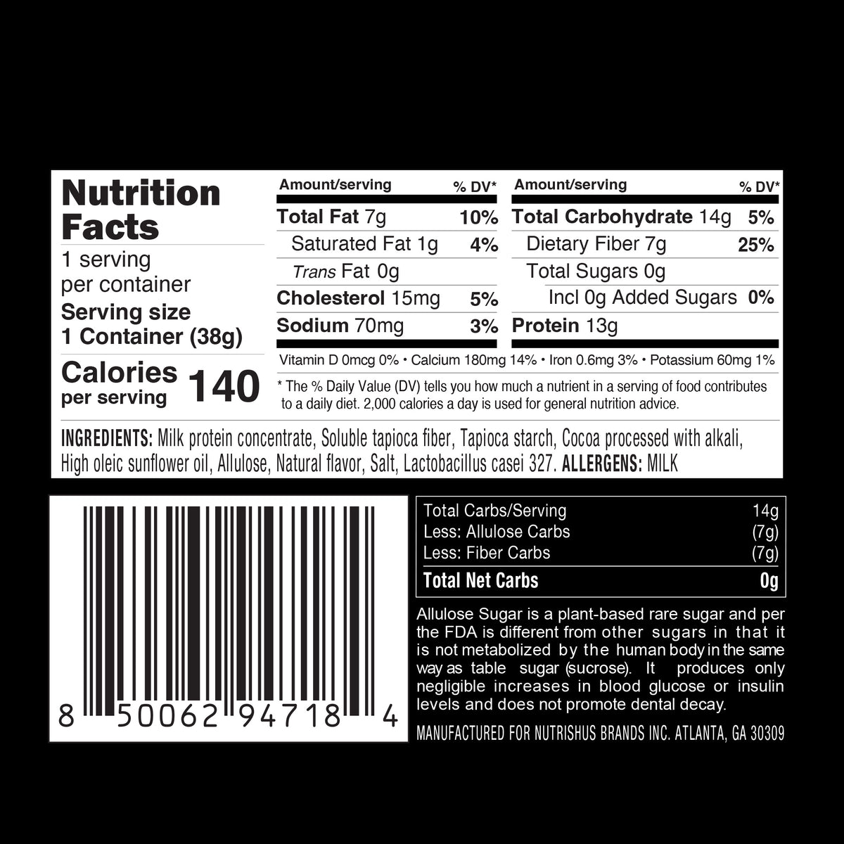 RxSugar Cereal Pro Cocoa Crunch
