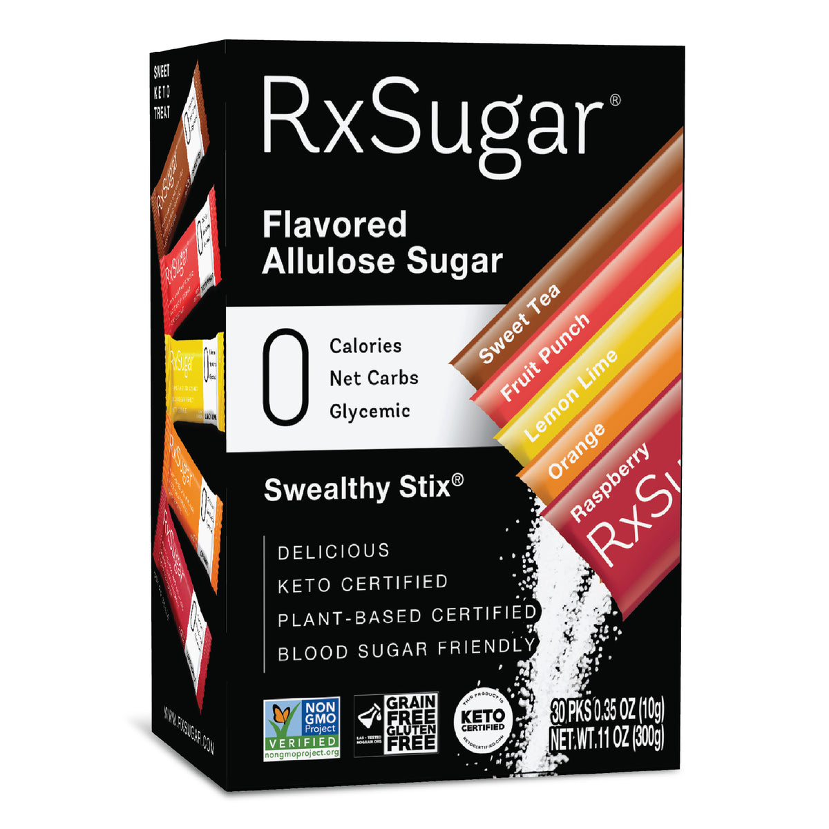 RxSugar Swealthy Stix Front of Package