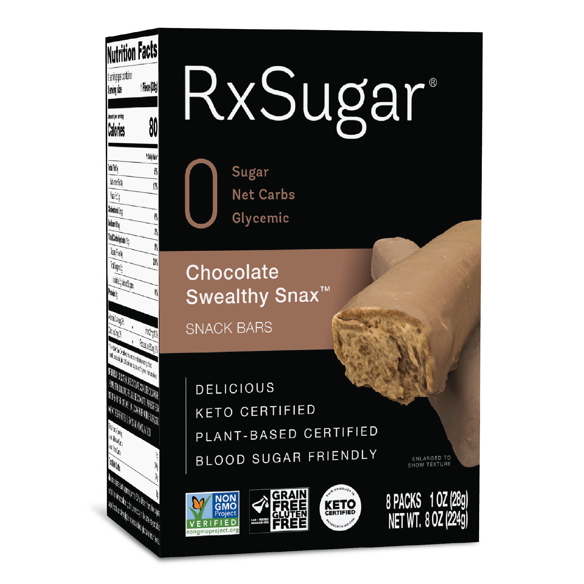 RxSugar Carton Swealthy Snax Front