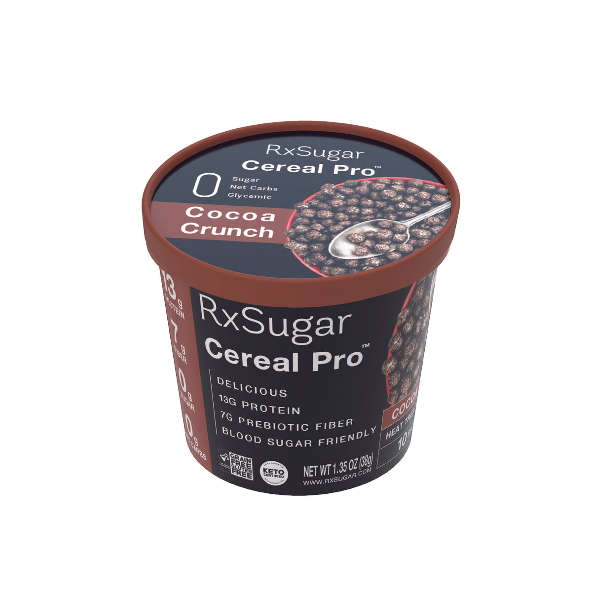 RxSugar Cereal Pro Cocoa Crunch